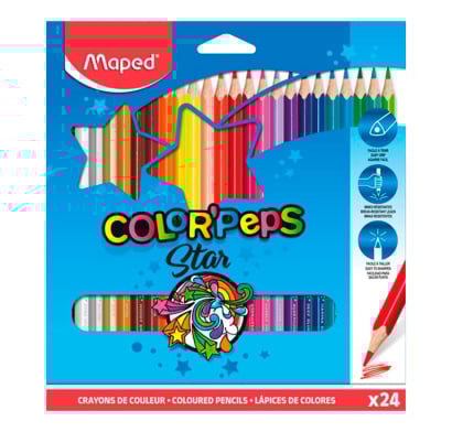 Lápices De Colores Maped Color Peps 24 Unidades