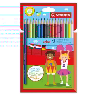 Lápices De Colores Stabilo Color 18 Unidades