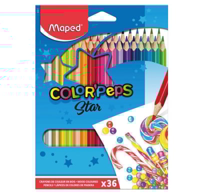 Lápices De Colores Maped Color Peps 36 Unidades