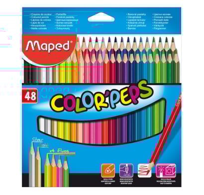 Lápices De Colores Maped Color Peps 48 Unidades