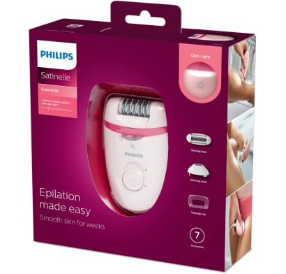 Depiladora Eléctrica Philips Satinelle Essential Bre285/00