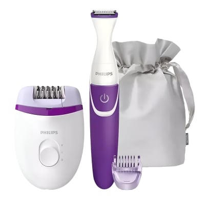 Depiladora Philips Brp505/00 Satinell Essential + Recortador