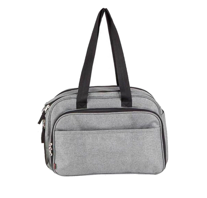Bolso Maternal Cambiador Infanti Baby Bed Gris