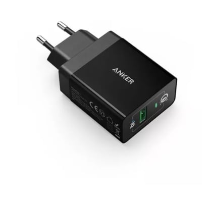 Anker Cargador De Pared Powerport+ 1 Carga Rapida Negro