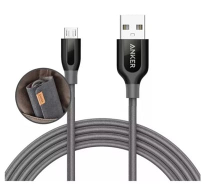 Anker Cable De Carga Rapido 1.8mts Gris