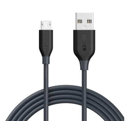 Anker Cable De Carga  Rapido 0.9mts Gris