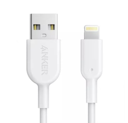 Anker Cable De Carga Rapido 0.9mts Blanco