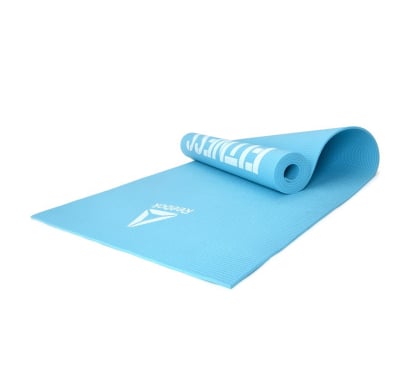 Colchoneta De Yoga Reebok Love Fitness Azul 4 Mm