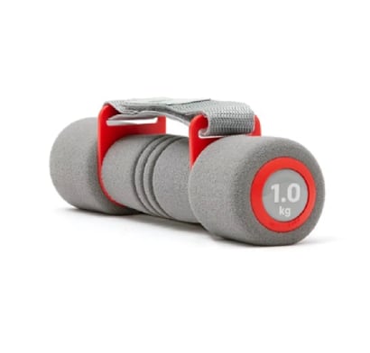 Mancuernas Acolchonadas Reebok Rojas 1 Kg 2 Unidades