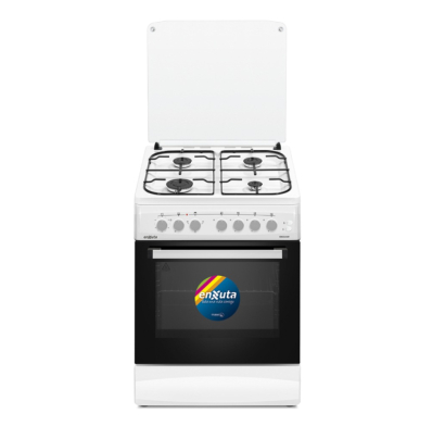 Cocina Enxuta Supergas 4 Hornallas Blanca