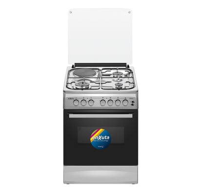 Cocina Enxuta Combinada 5646i Inoxidable 3 Hornallas