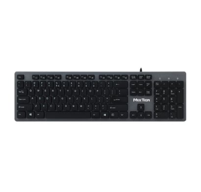 Teclado Meetion Slim Mt-k841 Negro Y Gris