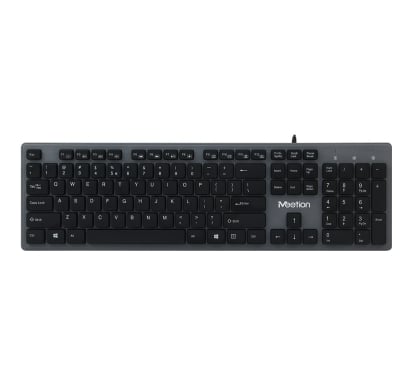 Teclado Meetion Slim Mt-k841 Negro Y Gris