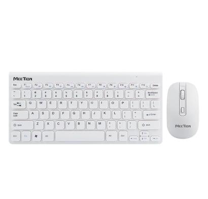 Teclado Y Mouse Inalámbrico Meetion Mt-mini4000 Blanco
