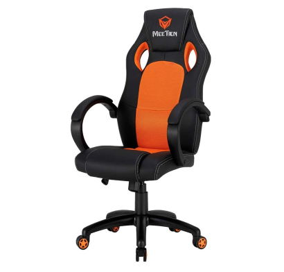 Silla Gamer Meetion Chr05 Negra Y Naranja