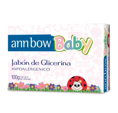 Jabón De Glicerina Ann Bow Baby Para Bebé 100 G