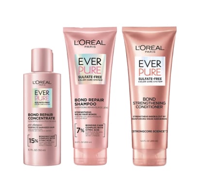 Combo Elvive Ever Pure Shampoo, Acondicionador y Pre Shampoo