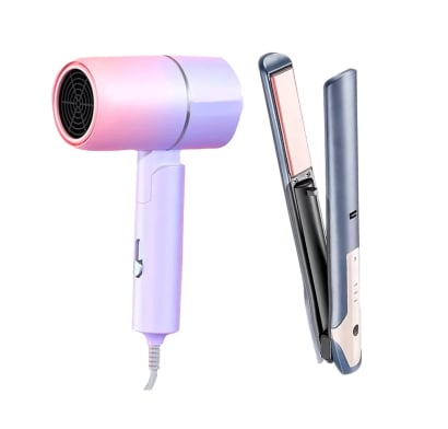 Combo Top Premium Secador de Pelo 1200W y Planchita Inalámbrica