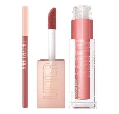 Combo Brillo Labial Lifter Gloss Moon y Delineador De Labios Lifter Liner Big Lift