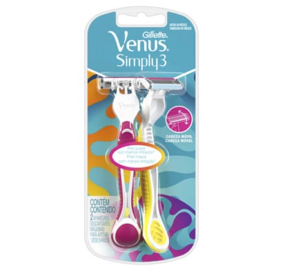 Afeitadora Desechable Gillette Venus Simply3 2 Unidades