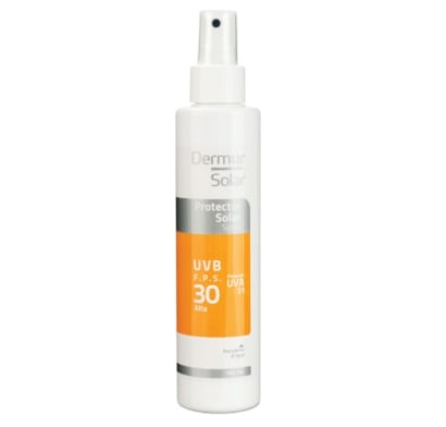 PROTECTOR SOLAR DERMUR SOLAR FACTOR 30 SPRAY 180ML.