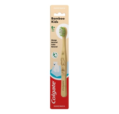 Cepillo de Dientes Colgate Bamboo Kids +6 Años 1 Unidad