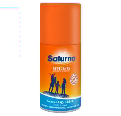 Repelente En Aerosol Saturno 165 Ml