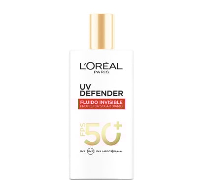 Protector Solar L'Oréal Paris Dermo Expertise UV Defender Fluido Invisible FPS50+ 40 g