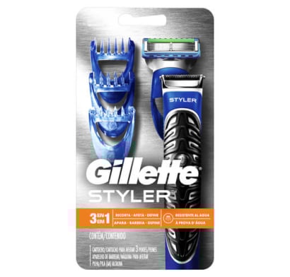 MÁQUINA PARA AFEITAR GILLETTE STYLER 3EN1