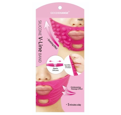 Mascarilla Facial Hortensia V-line Lifting De Silicona 1 Unidad