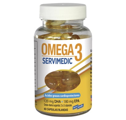Omega 3 Servimedic 40 Cápsulas