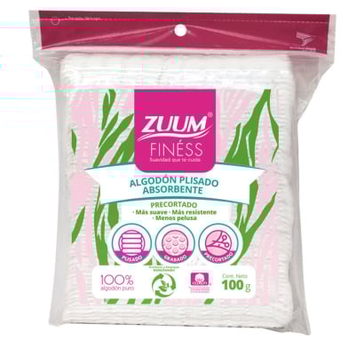 Algodón Zuum Pre Cortado Finess 100 G