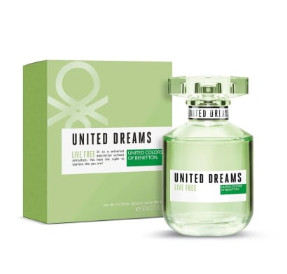 Perfume Benetton Dreams Live Free Edt 50 Ml