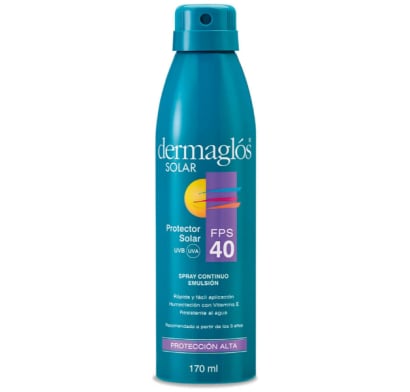 PROTECTOR SOLAR DERMAGLÓS SPRAY FACTOR 40 170ML.