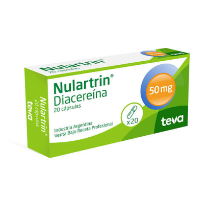 NULARTRIN 50 MG 20 CÁPSULAS