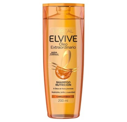 Shampoo Elvive óleo Extraordinario Nutrición 200 Ml