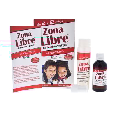 Pack Piojicida Zona Libre Loción + Shampoo 60 Ml