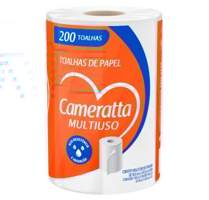 Rollo De Cocina Cameratta 200 Hojas 1 Rollo