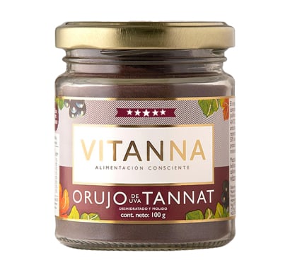 Polvo De Orujo De Uva Tannat Vitanna 100 G