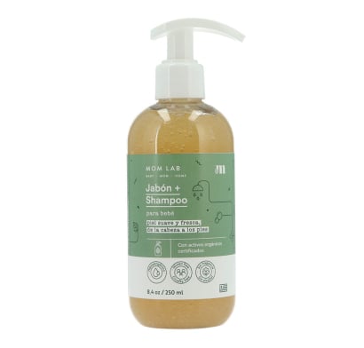 Jabón + Shampoo Momlab Para Bebé 250 Ml
