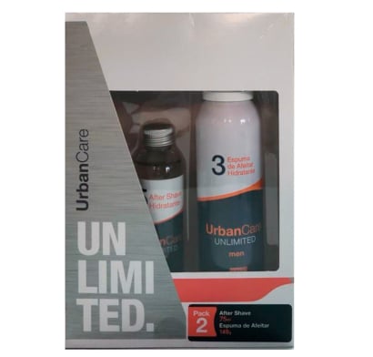 Espuma De Afeitar Urban Care Unlimited 149 G + After Shave 75 Ml