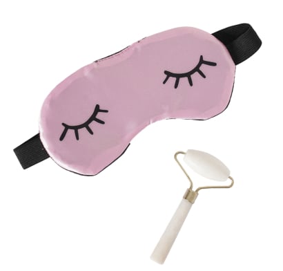 Set De Antifáz Y Masajeador De Ojos