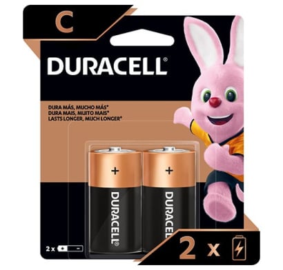 Pilas Duracell C 2 Unidades