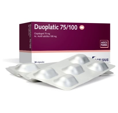 Duoplatic 75 Mg / 100 Mg 30 Cápsulas
