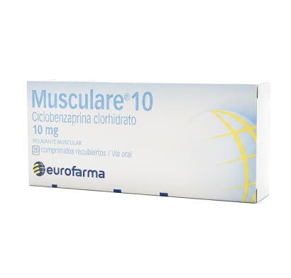 Musculare 10 mg 20 Comprimidos Recubiertos