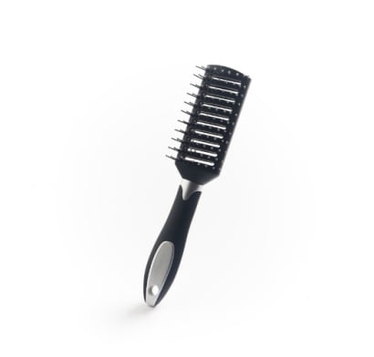 Cepillo Para El Pelo Top Rectangular Negro