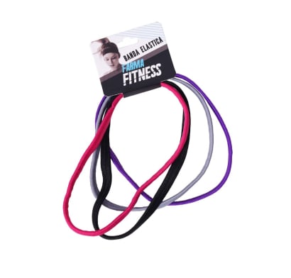 Vincha Deportiva Farma Fitness Fina 4 Unidades