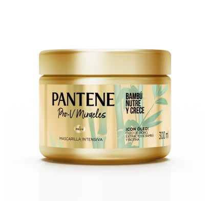 Mascarilla Capilar Intensiva Pantene Miracles Bambú Nutre & Crece 300 Ml