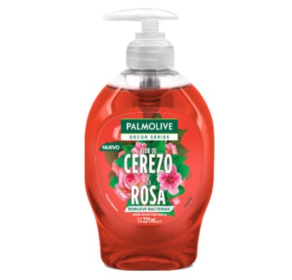 Jabón Líquido Palmolive Flor De Cerezo Y Rosa 221 Ml