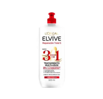 Crema para Peinar Elvive Reparación Total 5 3 en 1 500 ml 